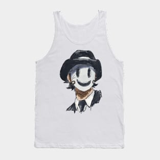 High rise invasion Sniper mask in a watercolor art design Tank Top